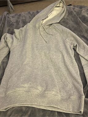 Classic Heather Gray Pullover Hoodie (S)